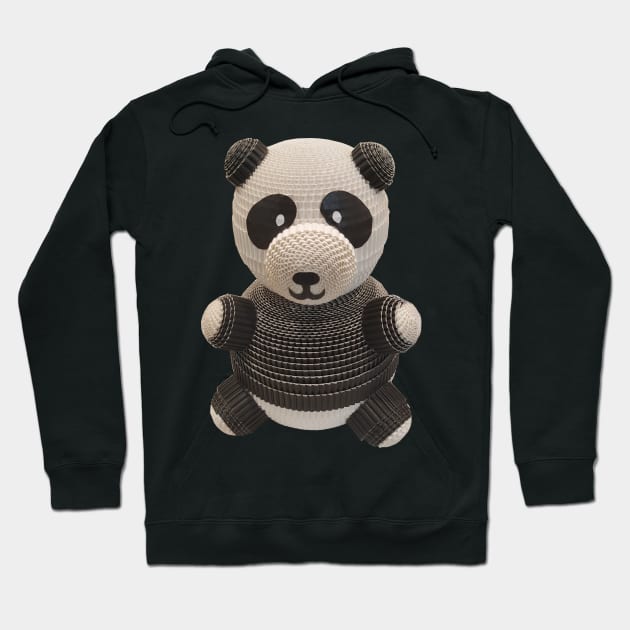 Sitting Panda Hoodie by Crazy_Paper_Fashion